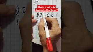 Expressão Numérica #edutuber #matemática #professordematematica #mathproblem #amomatematica