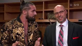 Seth rollins confronts Adam pearce raw 10/14/24