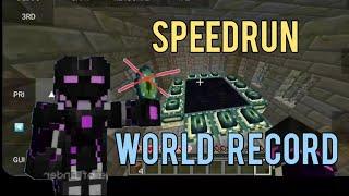 speedrun (PojavLauncher) The fastest time to enter the end world in minecraft java (24 second)