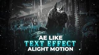 Ae Inspired Text Alight Motion | Top 10 Ae Inspired Text Effect | Alight Motion Text Effect