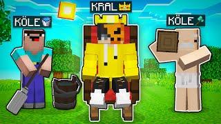 24 SAAT KRAL VS KÖLE! - Minecraft