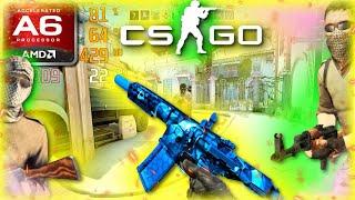 CS:GO Revisited (AMD A6, Radeon R4 Graphics) Low End PC (512MB)