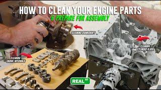 How To Clean Your Bottom End Engine Parts & Prepare For Assembly - Step By Step