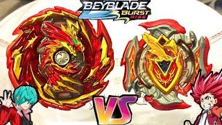 Master Diabolos VS Z Achilles | Delta vs Aiga | Beyblade Burst GT/Rise