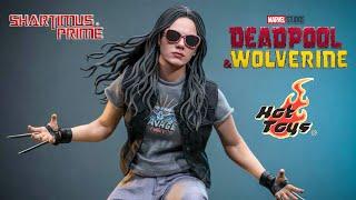 Hot Toys X-23 Deadpool and Wolverine Movie Dafne Keen 1:6 Scale Collectible Action Figure Reveal