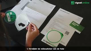 Vignet Online | Zelfklevende Raamfolie Duitsland (instructie video)