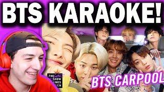 BTS Carpool Karaoke REACTION!