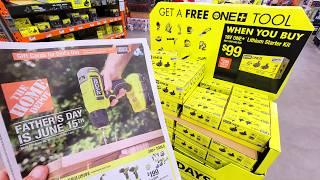 BEST Home Depot Father's Day Tool Deals, BOGOs, Ryobi Days, Gift Ideas
