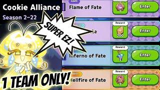 1 TEAM ONLY  Cookie Alliance Season 2-22 Hero Guide!