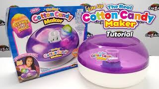 Cra-Z-Art Deluxe Cotton Candy Maker with Lite Up Wand Toy Tutorial