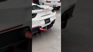 Ferrari 488 Spider got some race pipes installed at SSR Performance  // IG: @ssrperformance