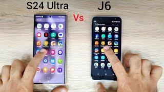 Samsung S24 Ultra vs Galaxy j6 | SPEED TEST