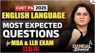 CUET PG 2025 ENGLISH GRAMMAR Most Important Topic for CUET Exam ! Paper यही से आएगा 