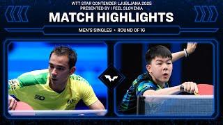 Hugo Calderano vs Kao Cheng-Jui | MS R16 | #WTTLjubljana 2025