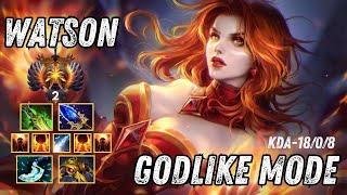 Watson Immortal Rank 2 - Lina Domination - Dota 2 Pro Gameplay [ Watch & Learn ]