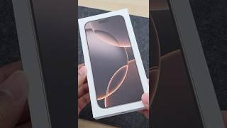 Unboxing iPhone 16 Pro Max Desert Titanium