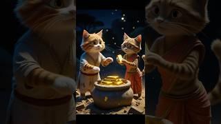 Hard work, Pray and Destiny changed their life…. #poorcat #ai #cutecat #cartoon #shorts
