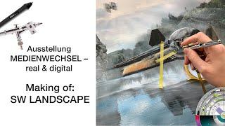 Ausstellung Medienwechsel Making of: SW Landscape