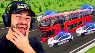 GROS BUS vs LA POLICE sur BeamNG