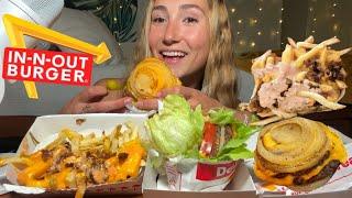 ASMR IN N OUT MUKBANG | flying dutchman, animal fries, & double double protein style