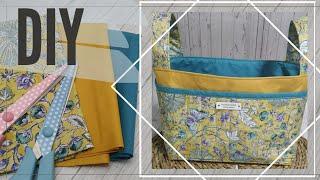 Proyectos de Costura  Canasta de tela ️ FABRIC STORAGE BASKET ⬅️
