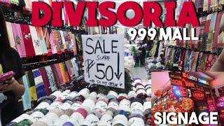 DIVISORIA | 999 Mall Shopping Tour (Ang Daming Mabibili)