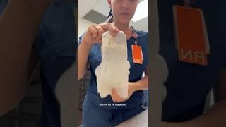 Ice diaper for postpartum️ #baby #pregnant #newborn #Nurse #Mom ￼
