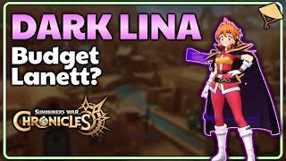 DARK LINA THE BUDGET LANETT TESTING - Summoners War Chronicles Slayers Collab