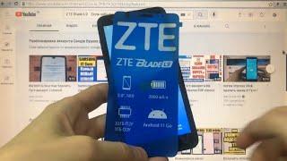 Как удалить аккаунт ZTE Blade L9 2 способ FRP андроид 11