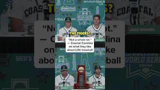Coastal Carolina will take on LSU in the Men’s College World Series final ️ #shorts