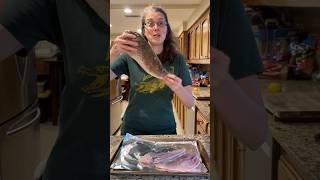 Cooking The REDFISH I Bowfished! #fish #cooking