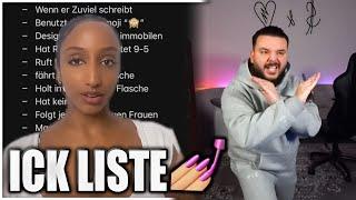 Solche Männer wollen Frauen nicht (Ick Liste)