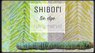 How to TIE DYE: pole wrapping technique/Arashi shibori