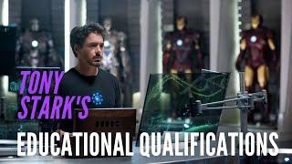 How To Be A Genius Like TONY STARK [IRON MAN] || Educational Qualifications Of TONY STARK