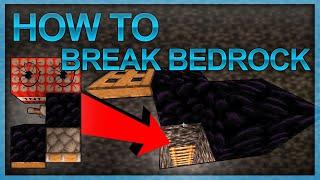 How to BREAK BEDROCK in Minecraft Survival 1.21.1 - How to Get on the Nether ROOF (Quick Tutorial)