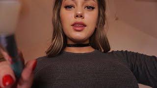 ASMR Lying On Your GIRL's Lap  role play + personal attention + visual triggers