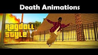 GTA San Andreas Death Animations: Ragdoll Style Update mod