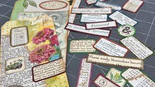 So easy and fun to make your own junk journal labels