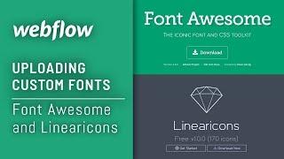 Using custom icon fonts in your Webflow projects - Webflow tutorial