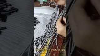 The production for the drawstring cord