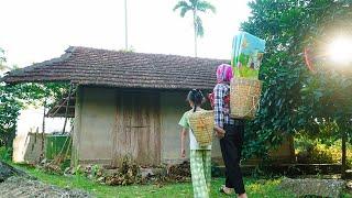 Single mother takes her child to an abandoned house and renovates it