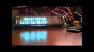 Raspberry Pi with VFD LCD HD44780 on XBMC OpenELEC using only GPIO