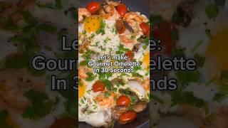 Gourmet Omelette in 30 Seconds #cooking #shorts #nauan