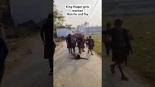 King flipper girls reaction other flipper vs my respect flip #shorts #shortsvideo #youtubeshorts