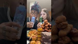 Wingstop Mukbang!! #shorts