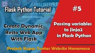 Passing Variables to Jinja2  | Flask Python Tutorial # 5