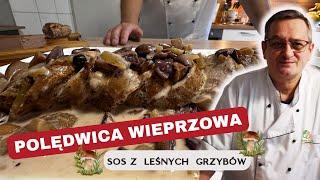 Polędwica Wieprzowa i Sos z Leśnych Grzybów