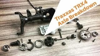 Traxxas TRX4 Axle Disassembly - Portals & Selectable Locking Differentials