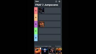 FNAF 2 TIER LIST!!! #fnaf #fnaf2 #fnafmovie #ranking #trending