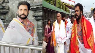 Telugu Cinema Actor Sivaji Visits Tirumala Sri Venkateshwara Swamy Temple